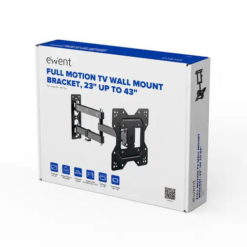 Ewent EW1522 soporte para TV 109,2 cm (43\) Negro