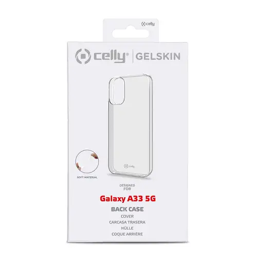 Celly Gelskin funda para teléfono móvil 16,3 cm (6.4'') Transparente