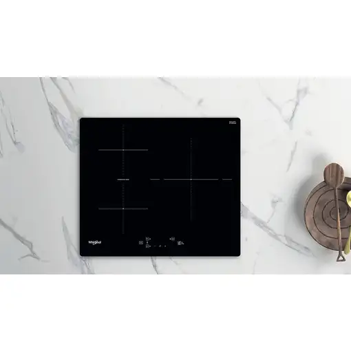 Whirlpool WB Q4860 NE hobs Negro Integrado 59 cm Con placa de inducción 3 zona(s)