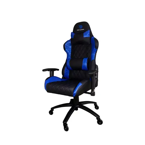 Deep Gaming Deep Command II Silla para videojuegos de PC Asiento acolchado Negro,