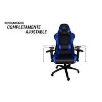Deep Gaming Deep Command II Silla para videojuegos de PC Asiento acolchado Negro,