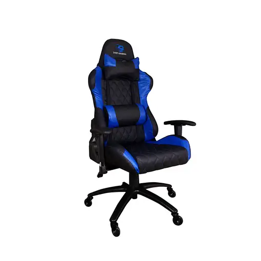 Deep Gaming Deep Command II Silla para videojuegos de PC Asiento acolchado Negro,
