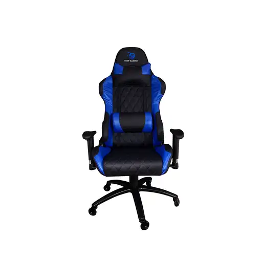 Deep Gaming Deep Command II Silla para videojuegos de PC Asiento acolchado Negro,