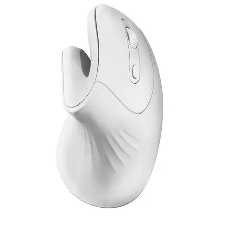 Mars Gaming MMW-ERGOPRO Blanco, Ratón Inalámbrico Ergonómico Vertical, Diseño Pleg