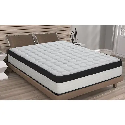Colchón Visco Carbono Antibacteriano 90 x 180 Altura 22cm ±2