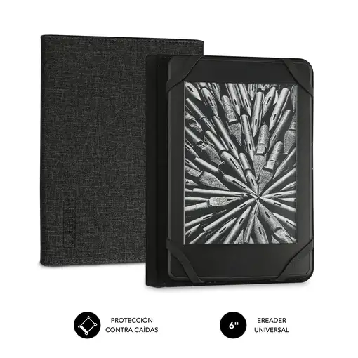 Funda Libro Electrónico Clever Negra
