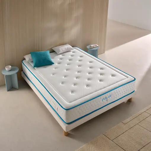 Colchón Visco Luxury Polar Duo 120X190 Altura 29 +/- 2 Cm