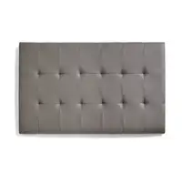 Cabecero De Cama 90 Capitone Cuadros Polipiel 112X57X5Cm Gris Cabecero De Cama 90 Capitone Cuadros Polipiel 112X57X5Cm Gris