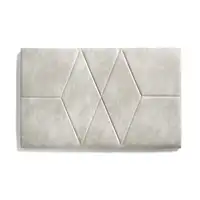 Cabecero De Cama 105 Rombos Tela Antimanchas 112X57X5Cm Blanco Roto Efecto Granito Cabecero De Cama 105 Rombos Tela Antimanchas 112X57X5Cm Blanco Roto Efecto Granito