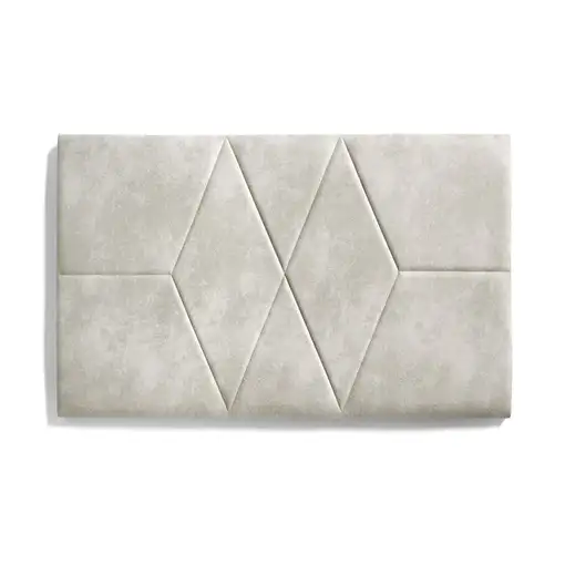 Cabecero De Cama 105 Rombos Tela Antimanchas 112X57X5Cm Blanco Roto Efecto Granito Cabecero De Cama 105 Rombos Tela Antimanchas 112X57X5Cm Blanco Roto Efecto Granito