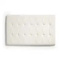 Cabecero De Cama 90 Capitone Cuadros Polipiel 112X57X5Cm Blanco Cabecero De Cama 90 Capitone Cuadros Polipiel 112X57X5Cm Blanco