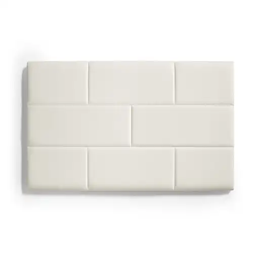 Cabecero De Cama 110 Muro Ladrillos De Polipiel 112X57X5Cm Blanco Cabecero De Cama 110 Muro Ladrillos De Polipiel 112X57X5Cm Blanco