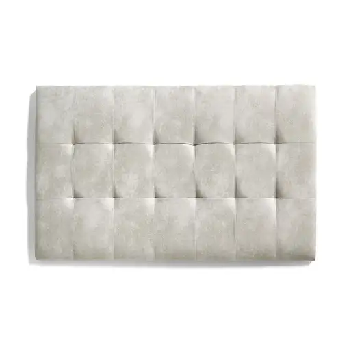 Cabecero De Cama 105 Capitone Cuadros Tela Antimanchas 112X57X5Cm Blanco Roto Cabecero De Cama 105 Capitone Cuadros Tela Antimanchas 112X57X5Cm Blanco Roto