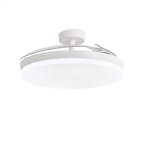 Ventilador de techo con luz, aspas retráctiles, 72 W, Concept Ova 3NOD