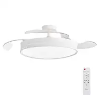 3NOD Concept Ray Ventilador de techo con luz LED blanco motor DC aspas retrácti 3NOD Concept Ray Ventilador de techo con luz LED blanco motor DC aspas retrácti