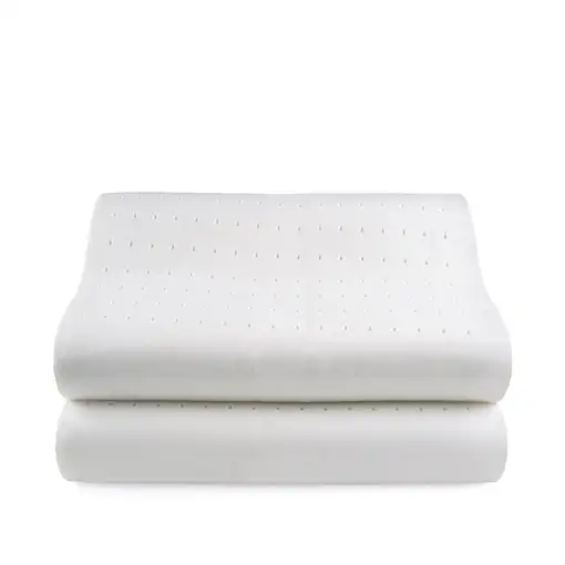 Pack 2 Almohadas Visco Perforada Cervical Alta Gama 70 Cm