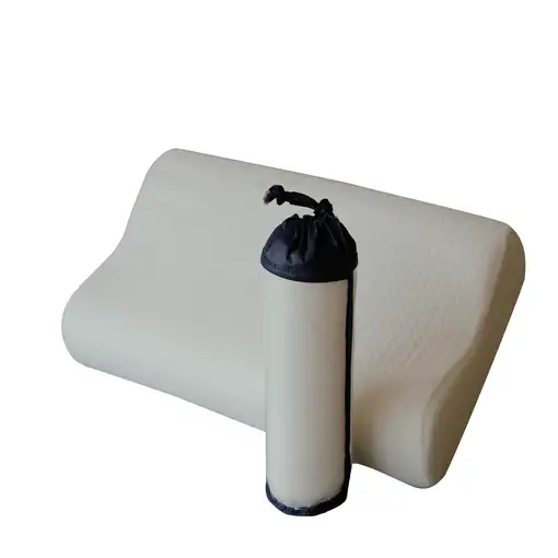 Pack 2 Almohadas Visco Perforada Cervical Alta Gama 70 Cm