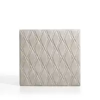 Cabecero Rubí Para Cama De 90 De Tela Blanco Roto 115X115X8. Matris Cabecero Rubí Para Cama De 90 De Tela Blanco Roto 115X115X8. Matris