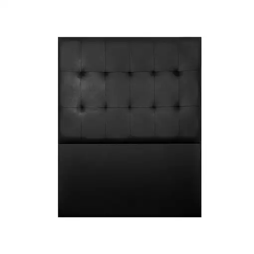 Cabecero Aster Polipiel Negro 190 Cabecero Aster Polipiel Negro 190