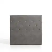 Cabecero Zafiro Para Cama De 160 De Tela Gris 165X115X8. Matris Cabecero Zafiro Para Cama De 160 De Tela Gris 165X115X8. Matris