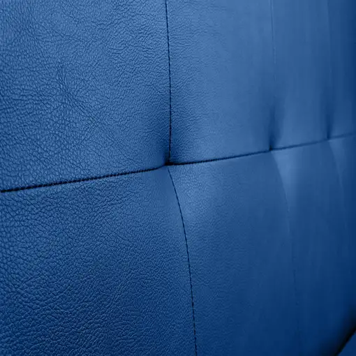Cabecero Aster Polipiel Azul 160