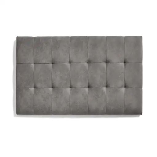 Cabecero De Cama 130 Capitone Cuadros Tela Antimanchas 152X57X5Cm Gris Cabecero De Cama 130 Capitone Cuadros Tela Antimanchas 152X57X5Cm Gris