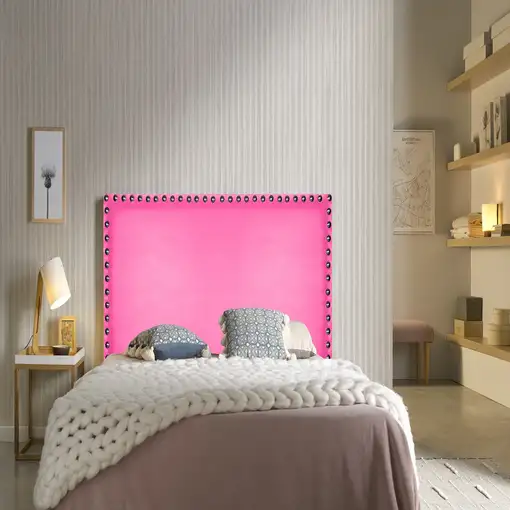 Cabecero Lirio Polipiel Rosa 190