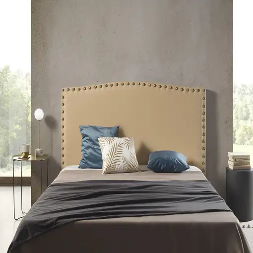 Cabecero Ambar Para Cama De 150 De Polipiel Camel 154X115X8. Matris