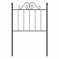 Cabecero Forja Palacio Para Cama De 105 Negro 113X125X4. Matris Cabecero Forja Palacio Para Cama De 105 Negro 113X125X4. Matris