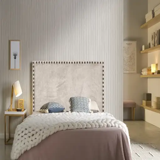 Cabecero Lirio Tela Beige 170