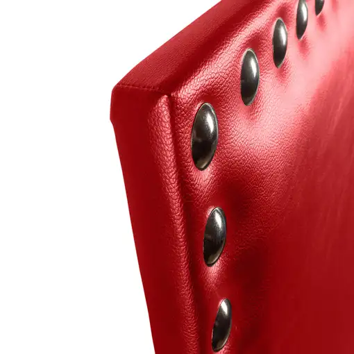 Cabecero Lirio Polipiel Rojo 145