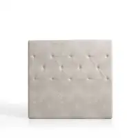 Cabecero Zafiro Para Cama De 150 De Tela Blanco Roto 154X115X8. Matris Cabecero Zafiro Para Cama De 150 De Tela Blanco Roto 154X115X8. Matris