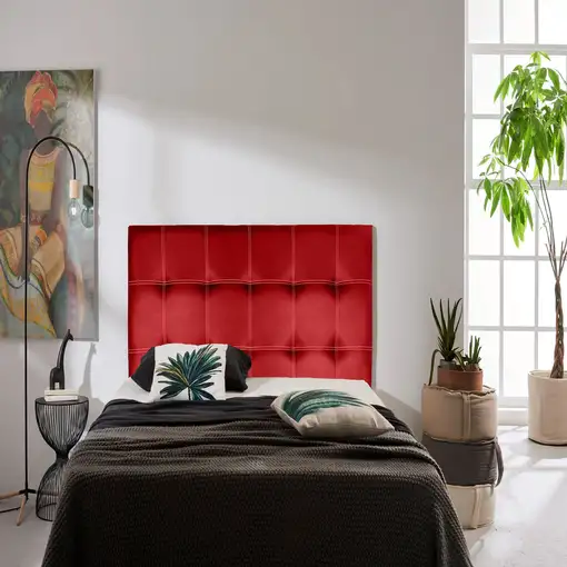 Cabecero Iris Polipiel Rojo 210