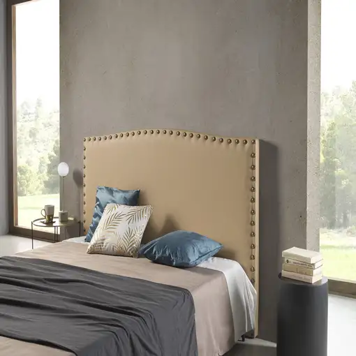 Cabecero Ambar Para Cama De 160 De Polipiel Camel 165X115X8. Matris