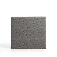 Cabecero Ágata Para Cama De 120 De Tela Gris 154X115X8. Matris Cabecero Ágata Para Cama De 120 De Tela Gris 154X115X8. Matris