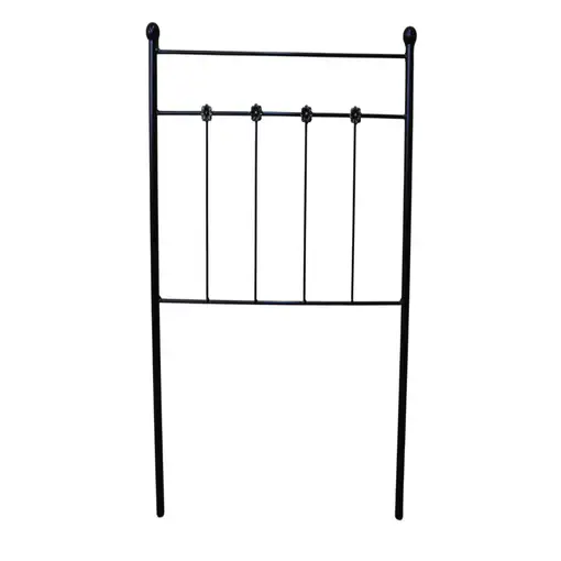 Cabecero Forja Ducal Para Cama De 150 Negro 158X125X4. Matris