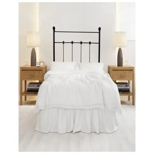 Cabecero Forja Ducal Para Cama De 150 Negro 158X125X4. Matris