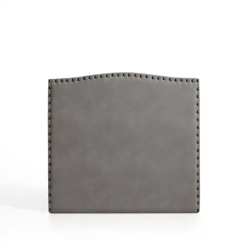 Cabecero Ambar Para Cama De 110 De Tela Gris 115X115X8 Matris Cabecero Ambar Para Cama De 110 De Tela Gris 115X115X8 Matris