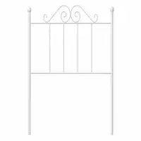 Cabecero Forja Palacio Para Cama De 90 Blanco 98X125X4. Matris Cabecero Forja Palacio Para Cama De 90 Blanco 98X125X4. Matris