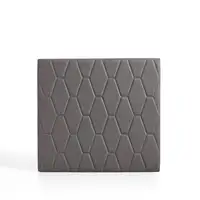 Cabecero Ágata Para Cama De 105 De Polipiel Gris 115X115X8. Matris Cabecero Ágata Para Cama De 105 De Polipiel Gris 115X115X8. Matris