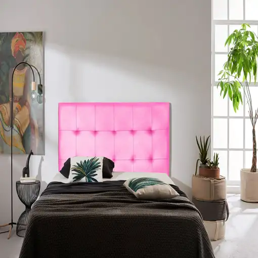 Cabecero Aster Polipiel Rosa 145