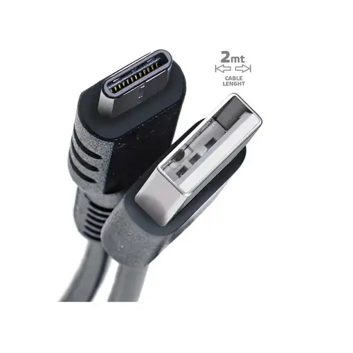 Celly USB-C2M cable USB 2 m USB A USB C Negro