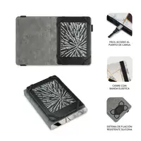Funda Ebook Clever Mármol Negro