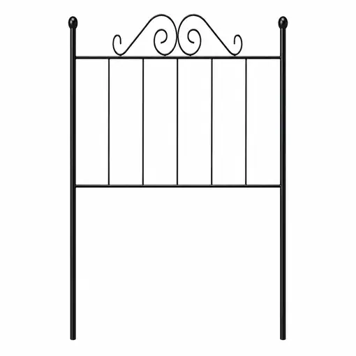 Cabecero Forja Palacio Para Cama De 90 Negro 98X125X4. Matris Cabecero Forja Palacio Para Cama De 90 Negro 98X125X4. Matris