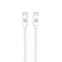 Celly USBCUSBCCOTTPK cable USB 1,5 m USB C Rosa, Blanco