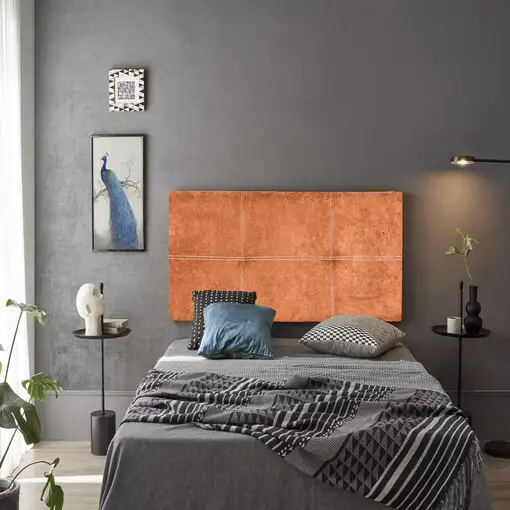 Cabecero Dalia Tela Nido Naranja 220
