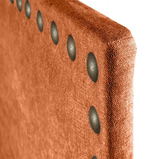 Cabecero Lirio Tela Naranja 190