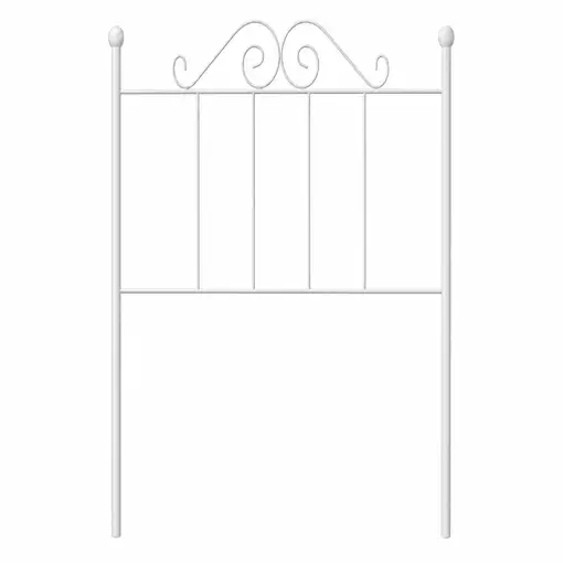 Cabecero Forja Palacio Para Cama De 135 Blanco 143X125X4. Matris Cabecero Forja Palacio Para Cama De 135 Blanco 143X125X4. Matris