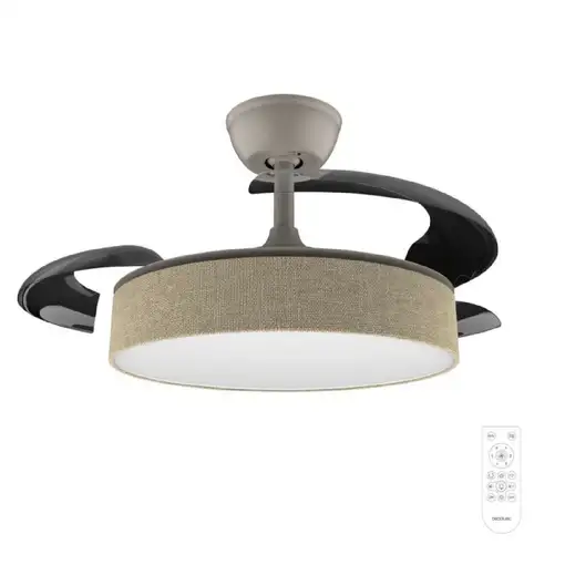 Cecotec Ventilador Techo  EnergySilence Aero 3666 Invisible Textile. 30W