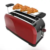 Cecotec Tostador vertical Tostador vertical Toastin' time 1500 Red Cecotec Tostador vertical Tostador vertical Toastin' time 1500 Red